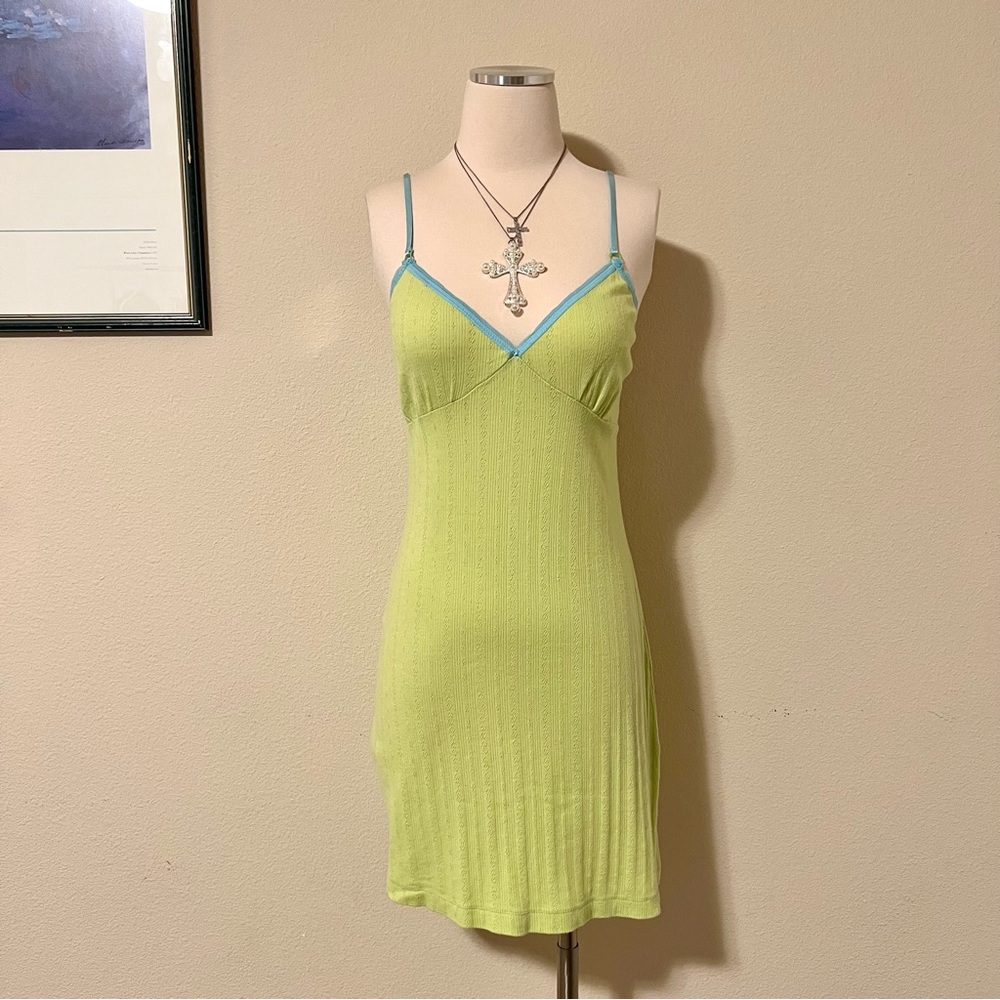 ❌SOLD❌ Vintage Cotton Pointelle Mini Dress